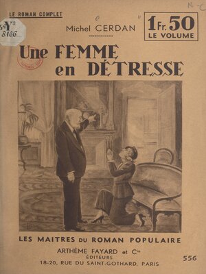 cover image of Une femme en détresse